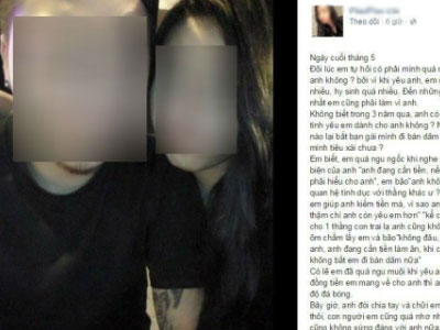 Hot girl xinh đẹp tố cáo bị người yêu gạ đi "bán dâm" lấy tiền cá độ
