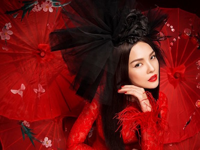 Dương Cẩm Lynh ngọt ngào với trang phục mùa xuân
