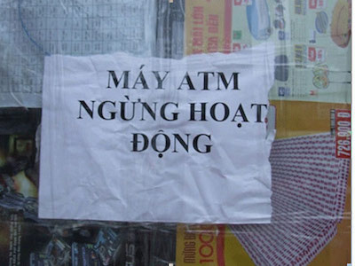 Ngân hàng Nhà nước nhắc nhở vụ “ATM hết tiền”