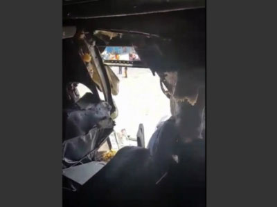 Phi công trên máy bay bị nổ thủng: "Khói tỏa cả vào buồng lái"