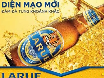 Bia Larue phát tờ rơi khẳng định không bán cho Trung Quốc