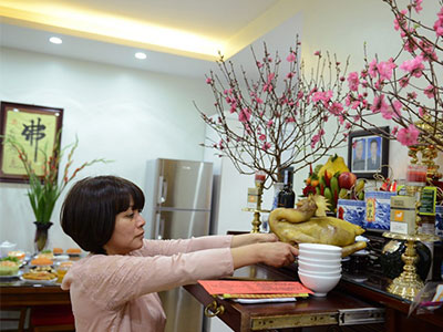 Tục kiêng quét nhà và lễ vật cúng mùng 1 Tết