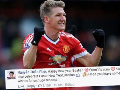 Sao Man United "hoa mắt chóng mặt" với fan Việt vì lỡ... chúc Tết