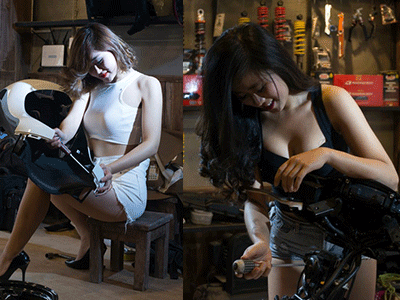 Choáng trước dàn gái xinh, chân dài sửa SH