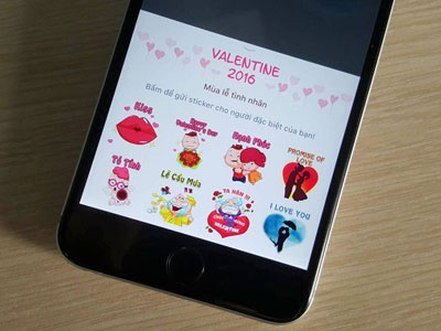 Facebook, Zalo thêm tiện ích cho Valentine