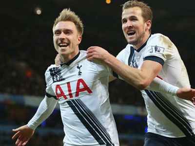 Kane và Eriksen giúp Tottenham khuất phục Man City tại Etihad