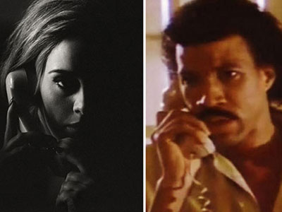 Lionel Richie bày tỏ đến thảm đỏ Grammy để gặp Adele và nói: "Hello, it's me..."