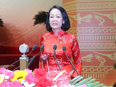 Bà Trương Thị Mai nhận nhiệm vụ Trưởng ban Dân vận Trung ương