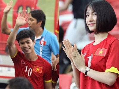 Trước khi sang Nhật, Công Phượng “dành trọn 1 đêm” cho Hòa Minzy