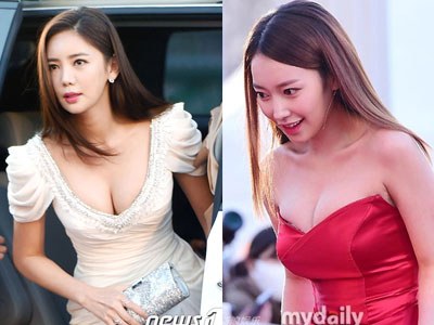 Dàn mỹ nhân Hàn khoe ngực táo bạo trên thảm đỏ