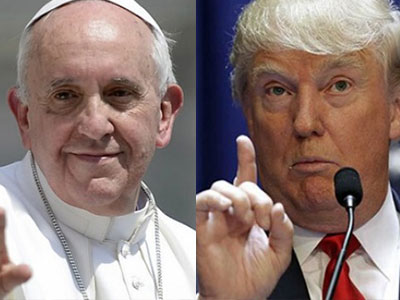 Donald Trump cũng biết sợ khi "đối đầu" với Giáo Hoàng Francis