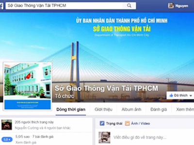 Sở Giao thông TP HCM lập Facebook nhận góp ý