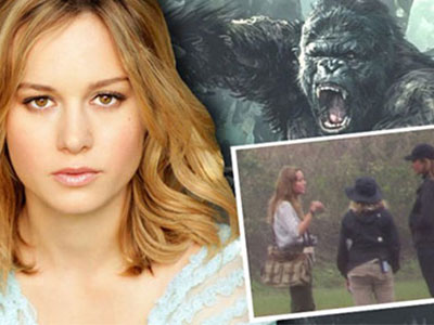 Brie Larson trên phim trường "Kong: Skull island" Quảng Bình