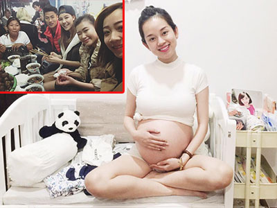 Mạc Hồng Quân vui vẻ bên Kỳ Hân khi Ly "Kute" sắp sinh nở