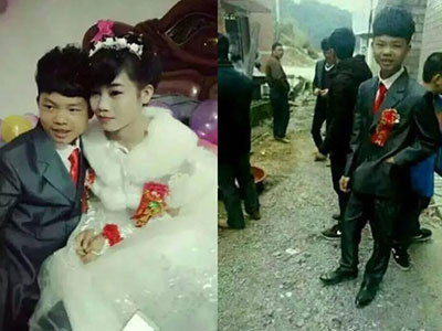 Xôn xao về đám cưới của cặp vợ chồng "mặt búng ra sữa"