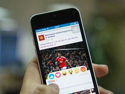 Biểu tượng cảm xúc mới trên Facebook đã có mặt tại Việt Nam