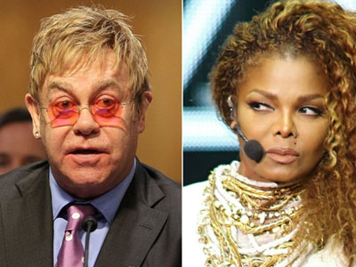 Elton John mỉa mai Janet Jackson hát nhép