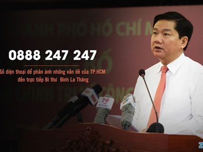 Hotline của Bí thư Thăng là số di động đầu tiên đầu 088