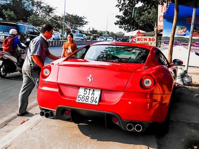 Siêu xe Ferrari 599 độc nhất Việt Nam của đại gia cà phê