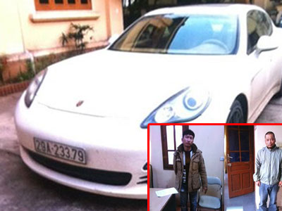 Bắt “nóng” nhóm cướp san hô đỏ đi xe sang Porsche