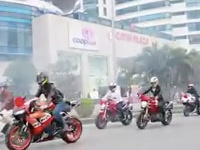 Dàn siêu xe, môtô "khủng" đi ăn hỏi gây náo động ở Hải Phòng