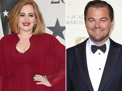 Adele chúc Leonardo DiCaprio giành tượng vàng Oscar