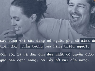 Bức thư tình Brad Pitt gửi Angelina khiến hàng trăm nghìn người rơi lệ