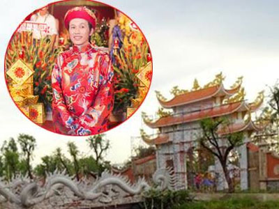 Hoài Linh xin được giữ công trình đền thờ tổ