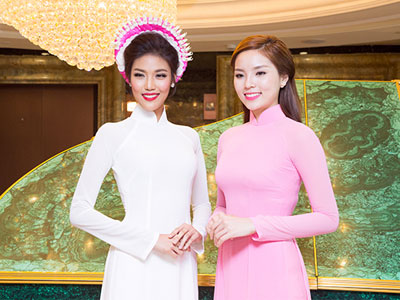 Hoa hậu Lan Khuê được chọn là "Đại sứ Áo dài Quốc tế"