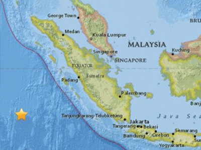 Động đất 7,8 độ Richter rung chuyển Indonesia