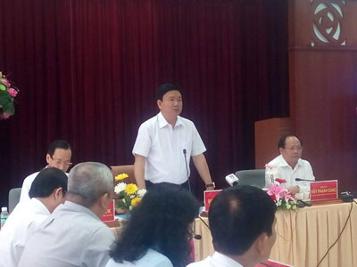 Bí thư Đinh La Thăng: "Toàn thấy các anh nói khẩn trương, tích cực, hỗ trợ"