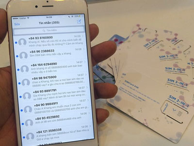50.000 đồng một sim 0888 ở Sài Gòn