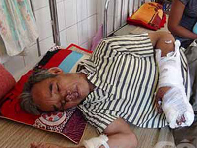 Cụ ông bị chém gục trong căn chòi vắng