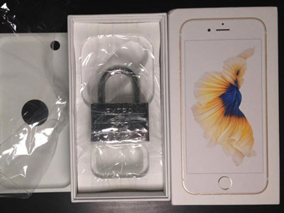Mua iPhone 6S trực tuyến, nhận được ổ khóa