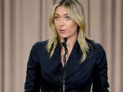 Sharapova sử dụng doping ở Australia Mở rộng