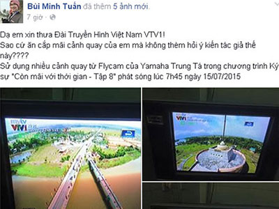 VTV thừa nhận 2 chương trình vi phạm bản quyền của chàng trai mê flycam