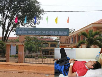 Tin tức mới nhất về vụ thiếu tá công an mang súng vào trường "xử" giáo viên