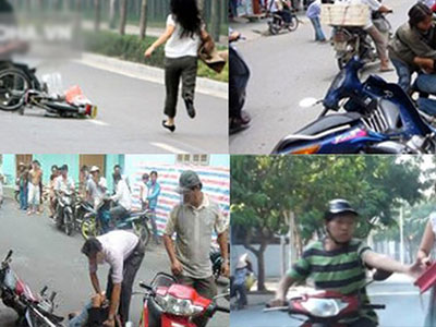 Đè nạn nhân xuống bóp cổ, quyết tâm cướp tài sản đến cùng