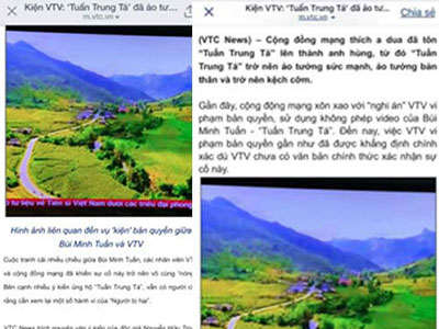 Sau VTV, Bùi Minh Tuấn đòi khiếu nại VTC News