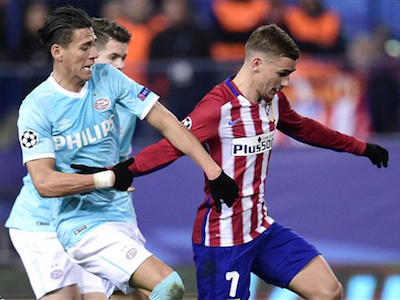 Thoát hiểm trong loạt luân lưu, Atletico vào tứ kết Champions League