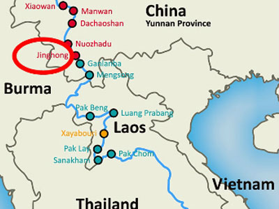 Trung Quốc tuyên bố xả nước xuống hạ lưu sông Me Kong