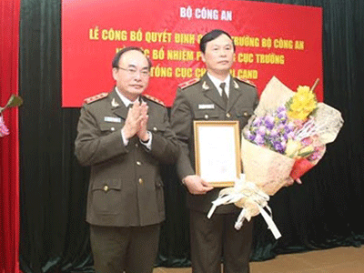 Bộ Công an bổ nhiệm, điều động nhiều cán bộ