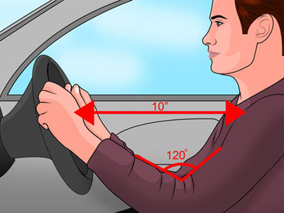 Tư thế khi lái ôtô đúng cho tài xế Việt