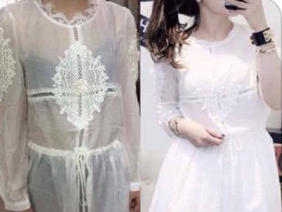 Váy mua về khác hình quảng cáo: Khách đòi trả, shop khăng khăng do khách không biết... mix đồ!