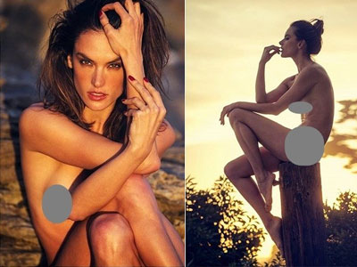 Alessandra Ambrosio táo bạo phô diễn dáng vóc