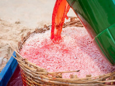 Ảnh ngư dân nhuộm đỏ con ruốc gây "bão" mạng
