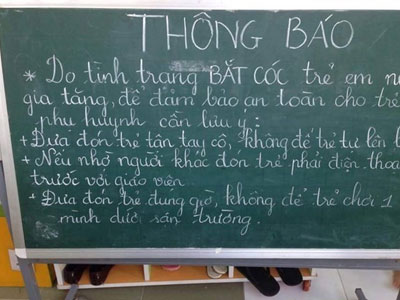 Dạy con thế nào để không bị bắt cóc?