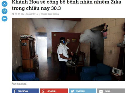 Bộ Y tế phủ nhận 4 ca nhiễm Zika tại Khánh Hòa