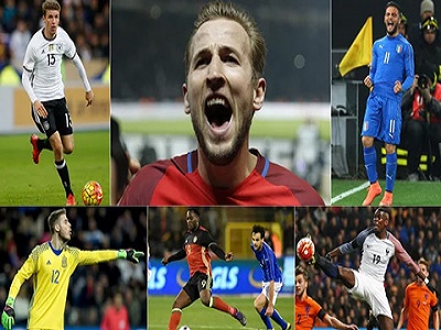 Đội hình tối ưu của 6 ứng cử viên vô địch EURO 2016