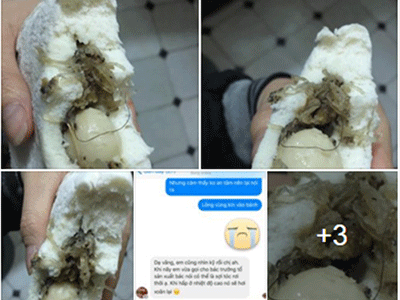 Hoang mang khi thấy "tóc lạ" xuất hiện trong bánh bao ở chuỗi cửa hàng thực phẩm sạch nổi tiếng Hà Nội